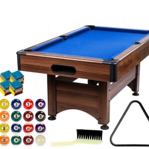 GamesPlanet® Biliárdasztal TRENDLINE Kék 6ft 184 x 108 cm