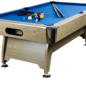 GamesPlanet® Biliárdasztal PREMIUM 8ft kék világos