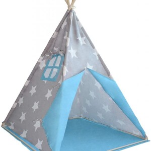 INFANTASTIC Gyermek sátor tartozékok nélkül kék/szürke