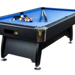 GamesPlanet® Biliárdasztal PREMIUM 8ft kék fekete