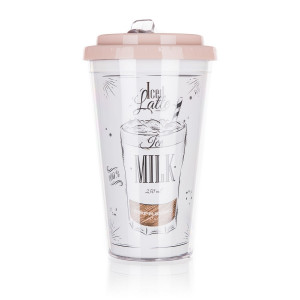 Bankett utazó bögre dupla falú COFFEE 0,5 l, Iced latte